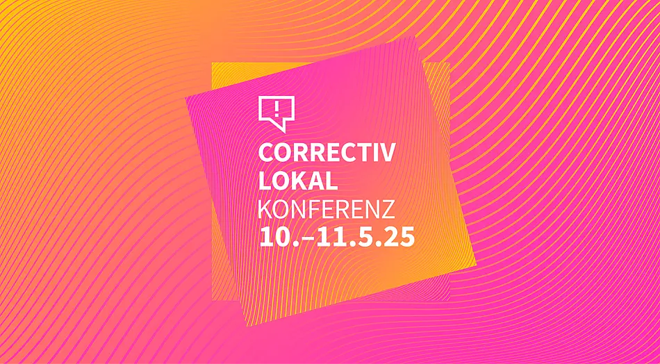 Banner Correctiv Lokalkonferenz 2025