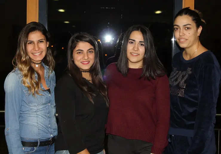 Vier libanesische Studierende