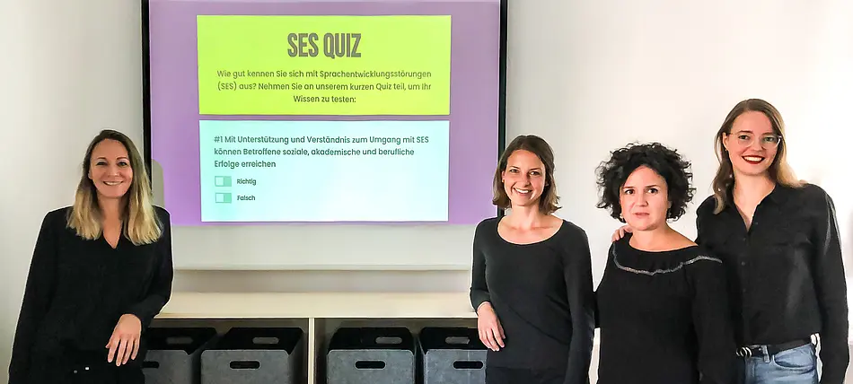 Sandra Neumann und ihre Mitarbeiterinnen