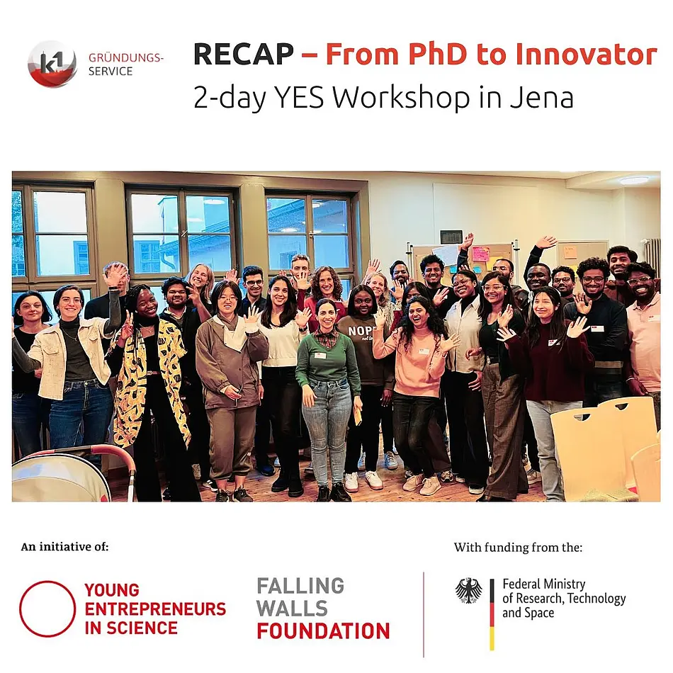 Gruppenbild YES-Workshop Jena am 01. und 02.10.2025