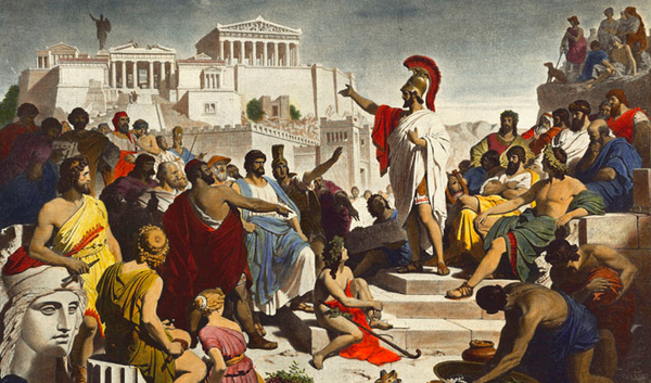 Die "Gefallenenrede des Perikles" von Philipp von Foltz