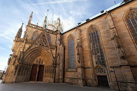 Eingangsportal zum Erfurter Dom