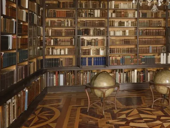 Historisches Geographiezimmer der Forschungsbibliothek