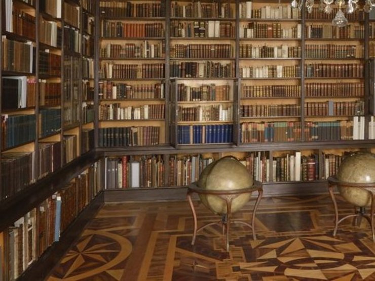 Historisches Geographiezimmer der Forschungsbibliothek
