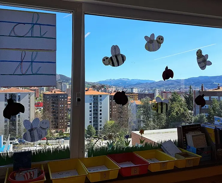 Blick aus dem Klassenzimmer