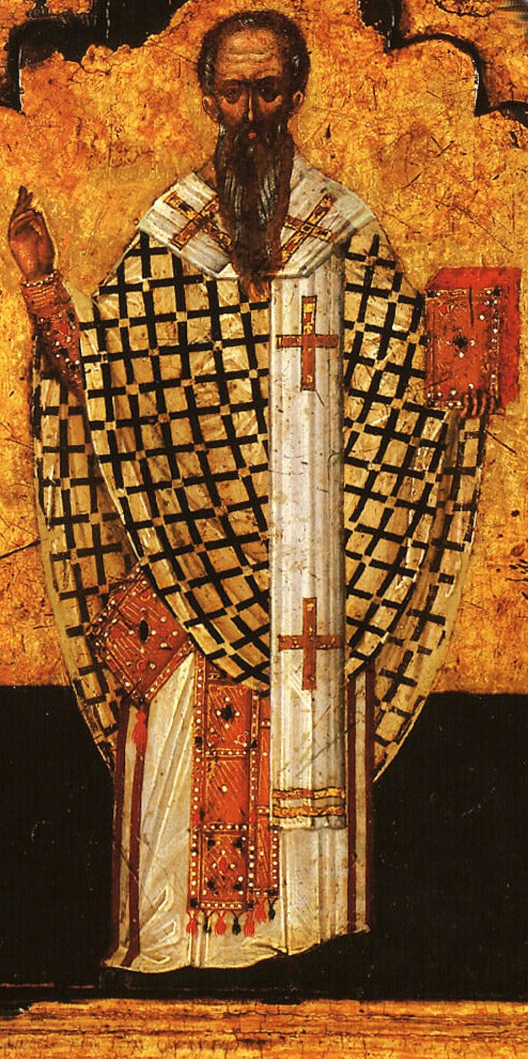 Dionysius Areopagita: russische Ikone aus dem 17. Jahrhundert