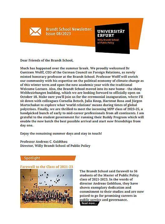 Newsletter 08/2023