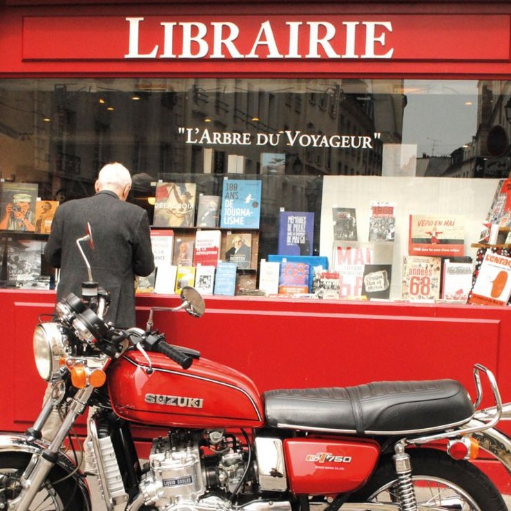 Ein Buchladen in Frankreich