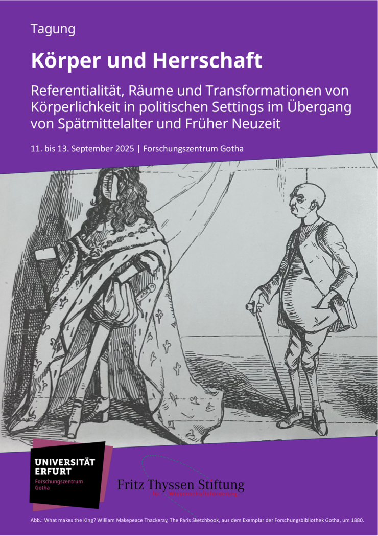 Poster of a conference "Bodies and Power"