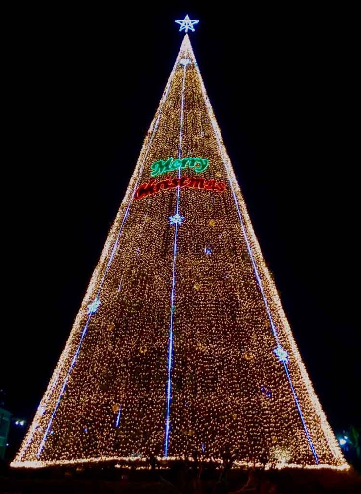 Weihnachtsbaum in Seoul