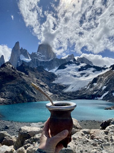 See in den Bergen in Argentinien