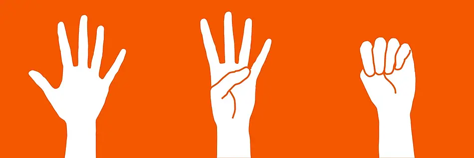 This hand gesture is recognised worldwide as a call for help in cases of violence against women.