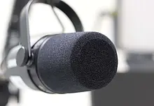 Nahaufnahme Mikrofon