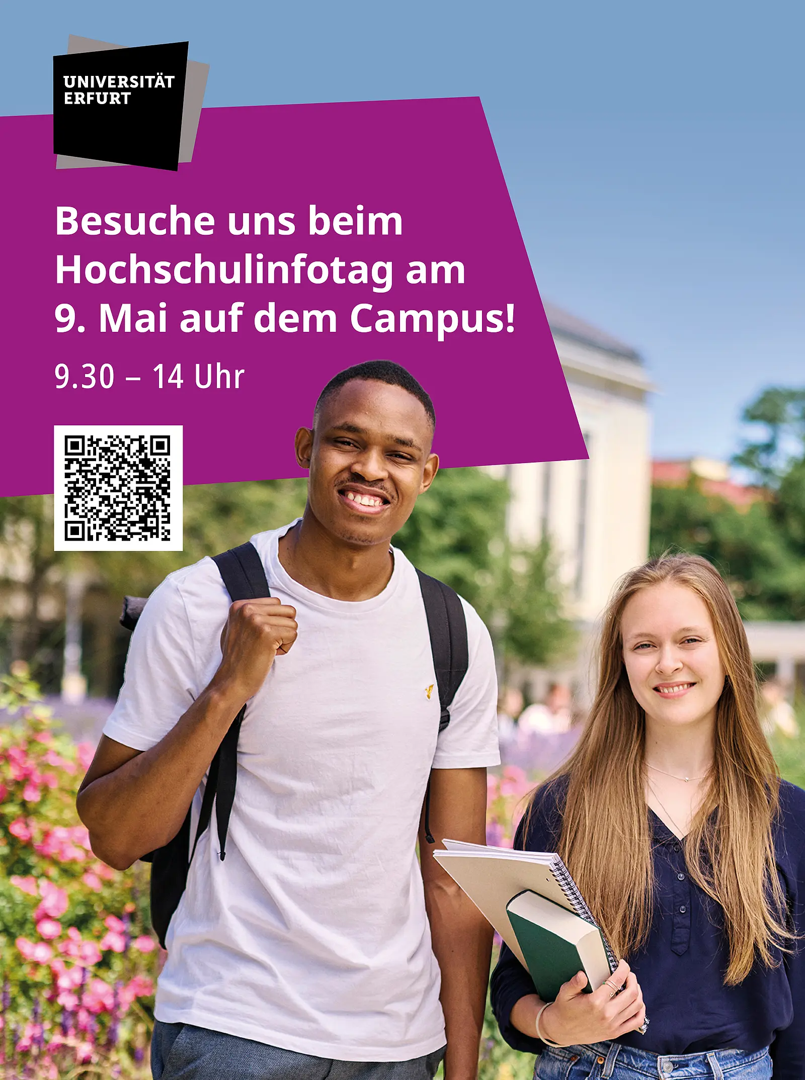 Plakat Hochschulinfotag Uni Erfurt