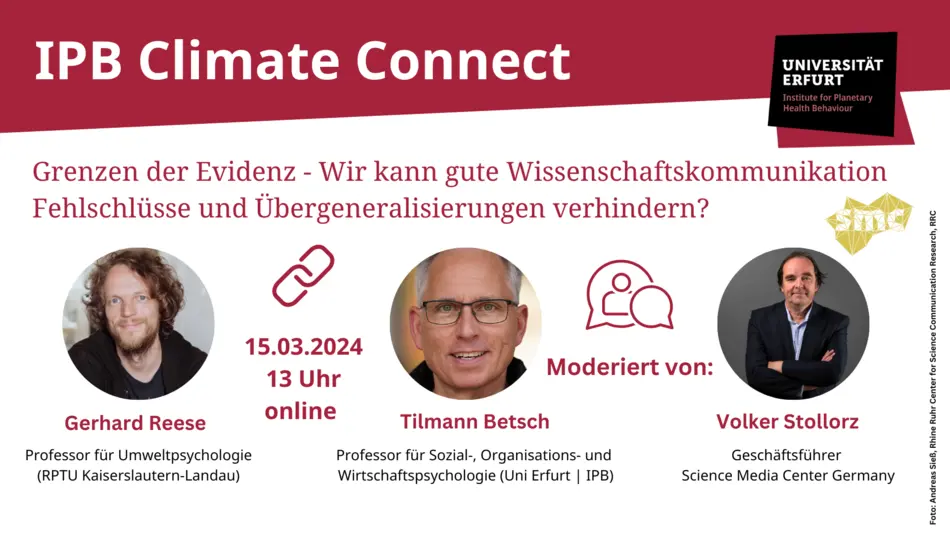 Vorschaubild Climate Connect 15. März