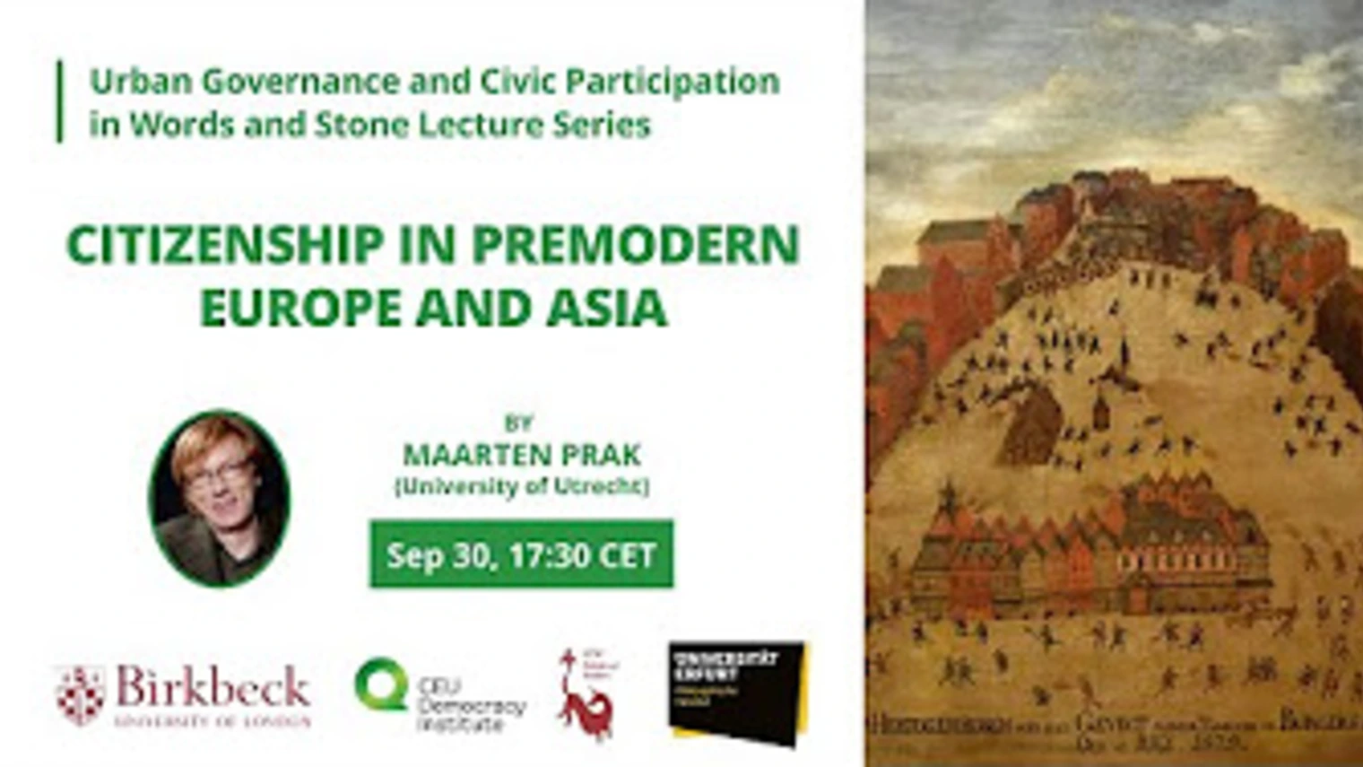 Cover slide of lecture with title