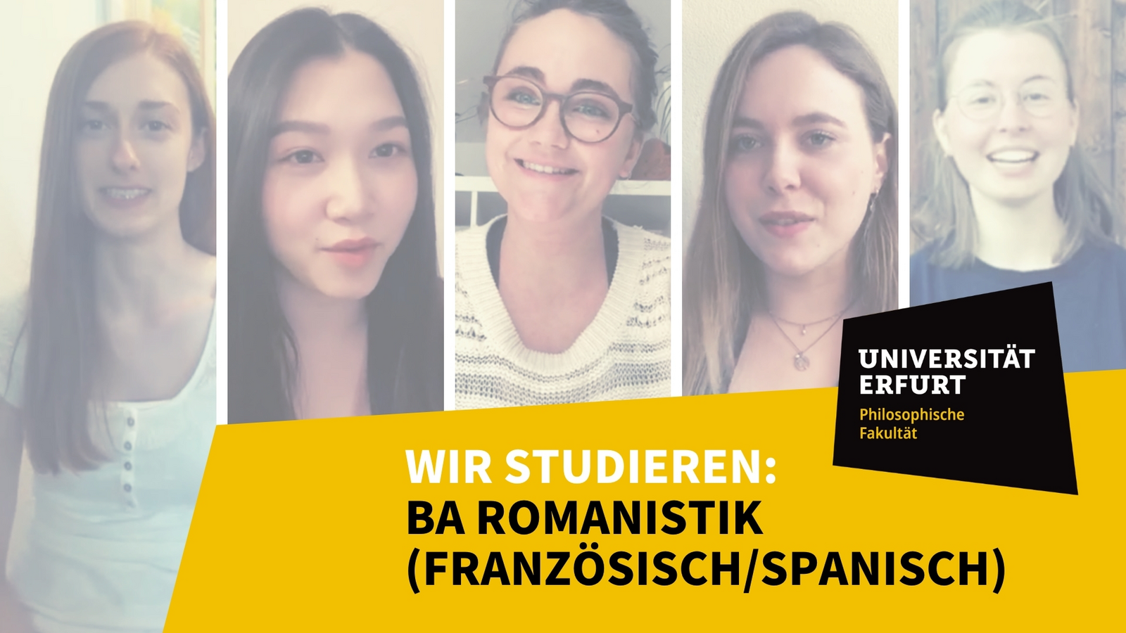 [Translate to English:] Video Romanistik Studentinnen