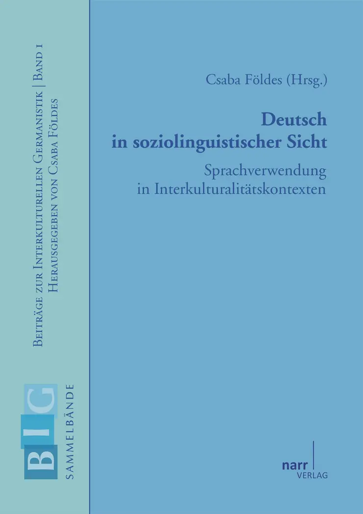Cover "Beiträge zur Interkulturellen Germanistik, Band 1"
