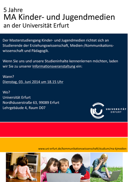 Flyer MA Kinder- und Jugendmedien