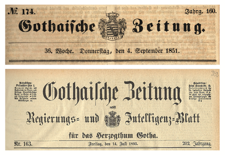 Gotha newspapers