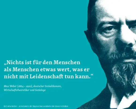 [Translate to English:] Max Weber