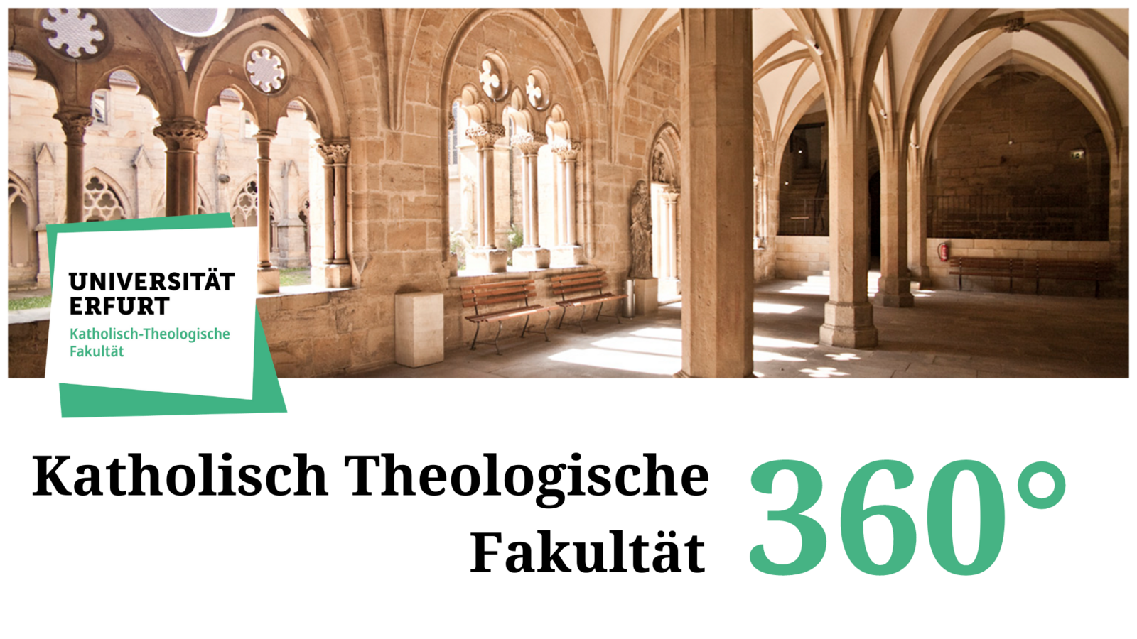 Vorschaubild für einen 360-Grad-Rudngang durch die Katholisch-Theologische Fakultät der Universität Erfurt