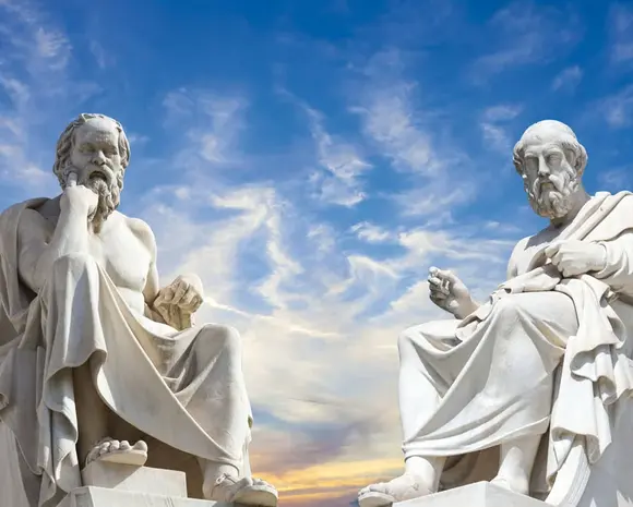 Skulpturen von Philosophen