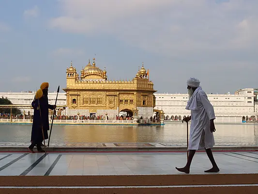 Golden temple in Amritsar