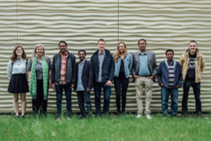 Gruppenfoto Uni Erfurt Äthiopische Delegation