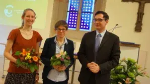 Übergabe des Förderpreises beim Patronatsfest der Katholisch-Theologischen Fakultät der Universität Erfurt 2017