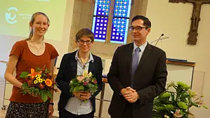 Übergabe des Förderpreises beim Patronatsfest der Katholisch-Theologischen Fakultät der Universität Erfurt 2017