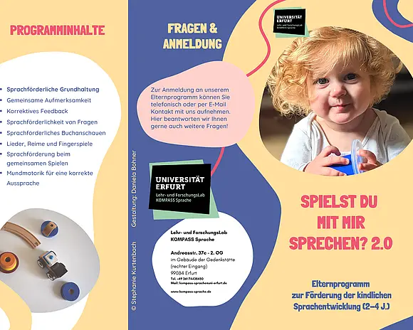 Foto vom Flyer des Elternprogramms