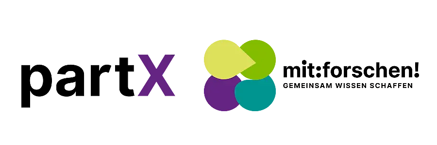 Logo partX mitforschen