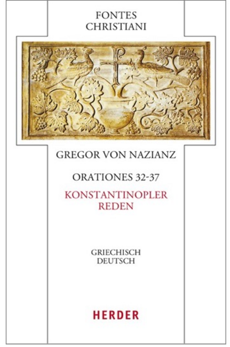 Buchcover mit dem Titel: Gregor von Nazianz  Orationes 32-37 - Konstantinopler Reden