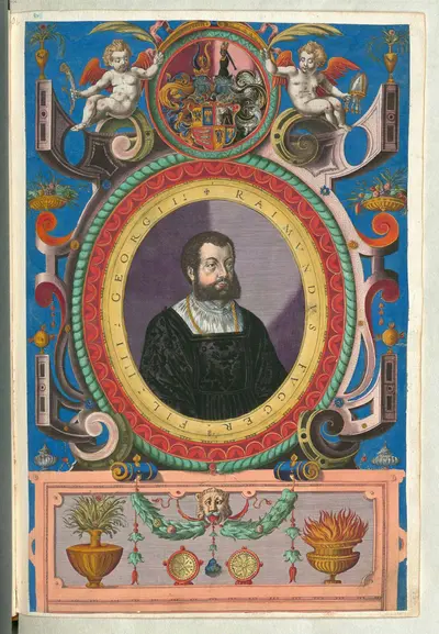Coloured portrait of Raymund Fugger, Johann Jakob Fugger's father