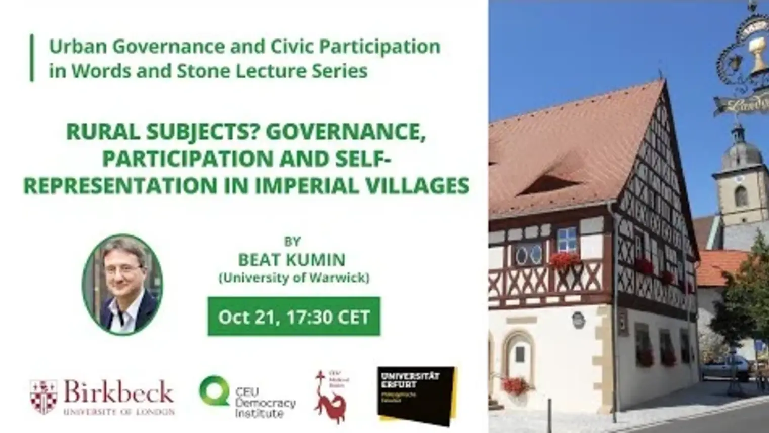 Title page of presentation