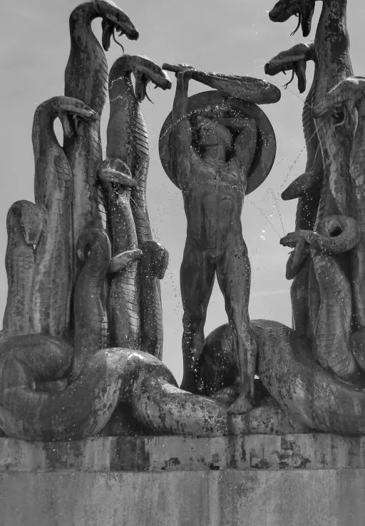 Rudolph Tegner: Herkules und die Hydra (Skulptur) 