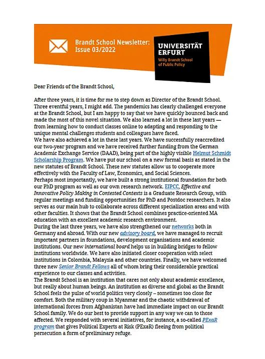 Third newsletter 2022