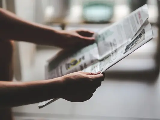 [Translate to English:] Zeitung, Presse