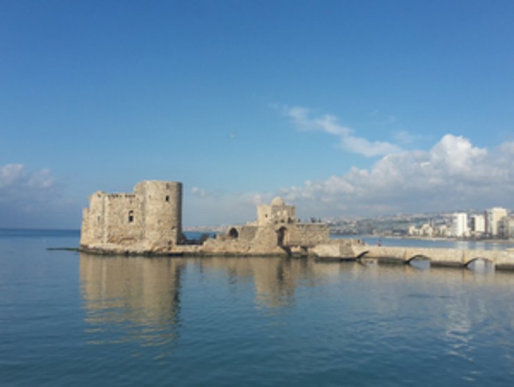 Das Wahrzeichen von Saida: das "Sea Castle".
