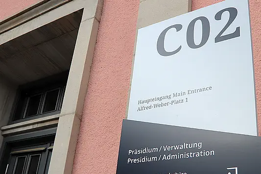 Building of the Presidential Office of the University of Erfurt in the Presidential and Administration area