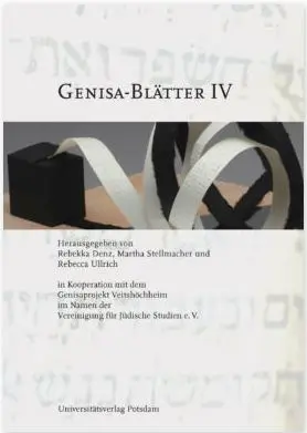 Cover "Genisa-Blätter IV"