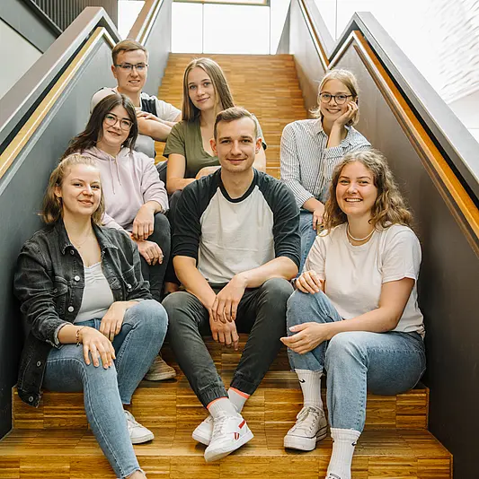 Studierende im KIZ