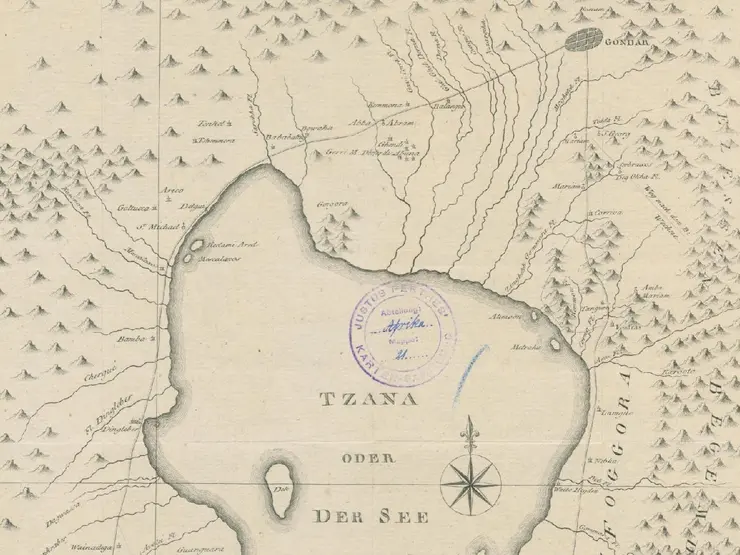 Map of James Bruce