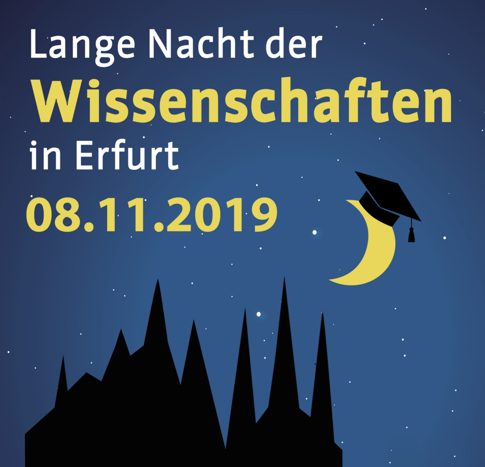Ankündigungsbanner Lange Nacht der Wissenschaft 2019