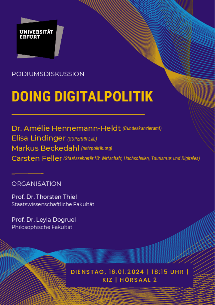 Poster "Doing Digitalpolitik"