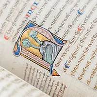 Ausschnitt aus einer Handschrift der Bibliotheca Amploniana, UB Erfurt. DFG-Projekt