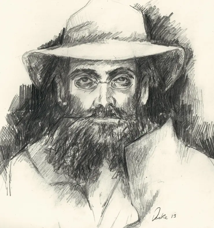 Gustav Landauer (Zeichnung Venske)