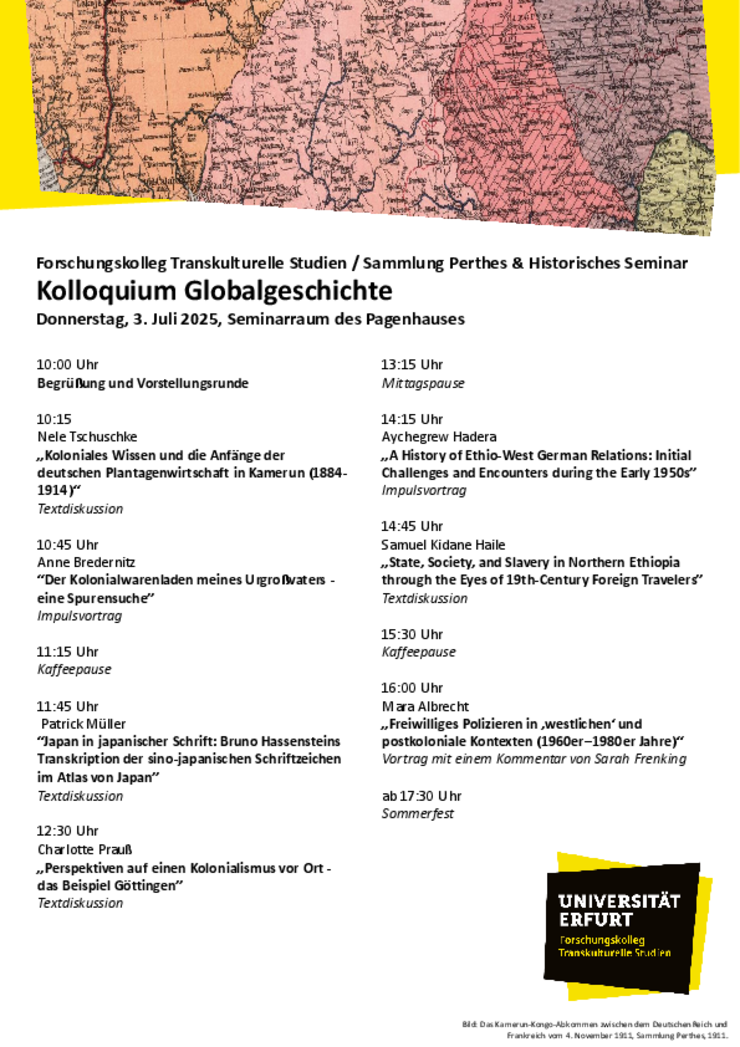 Kolloquium SoSe 2025