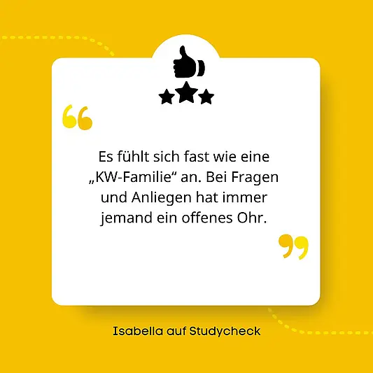 Bewertung Studiengang Kommunikationswissenschaft Erfurt